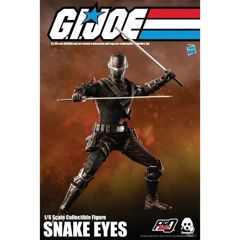New Original Hasbro FigZero 3Z0215 G.I.JOE SNAKE EYES Action Figures Toys Collection
