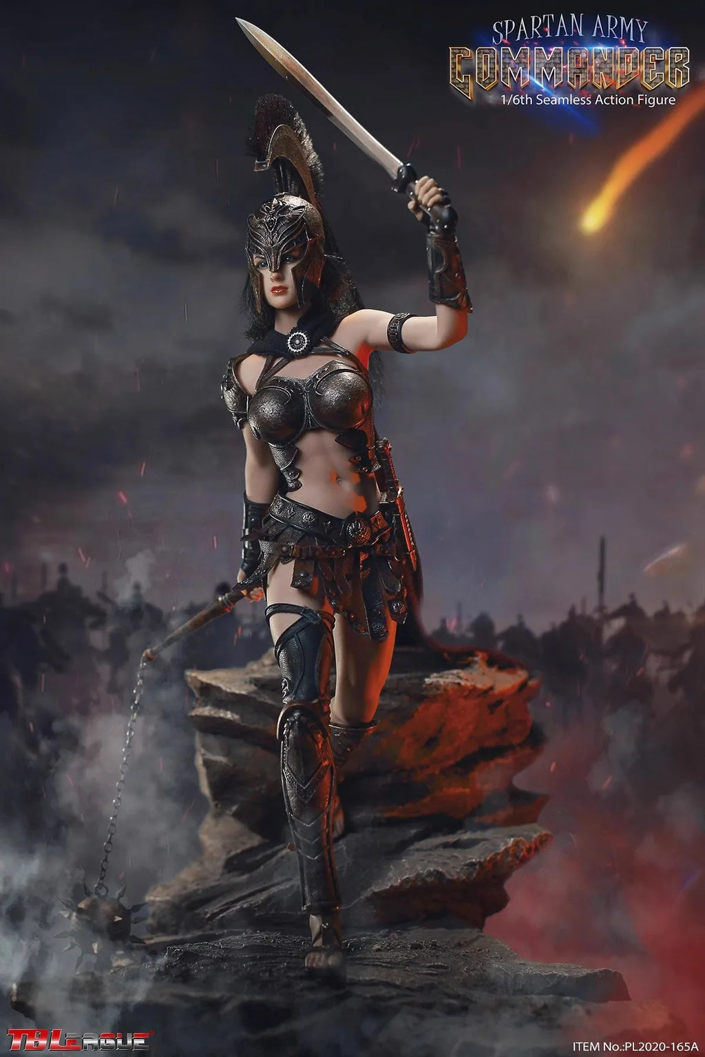 TBLeague PL2020-165 A 1/6 Female Soldier Spartan Army Commander 12'' Action Figure Model Toy In Stock