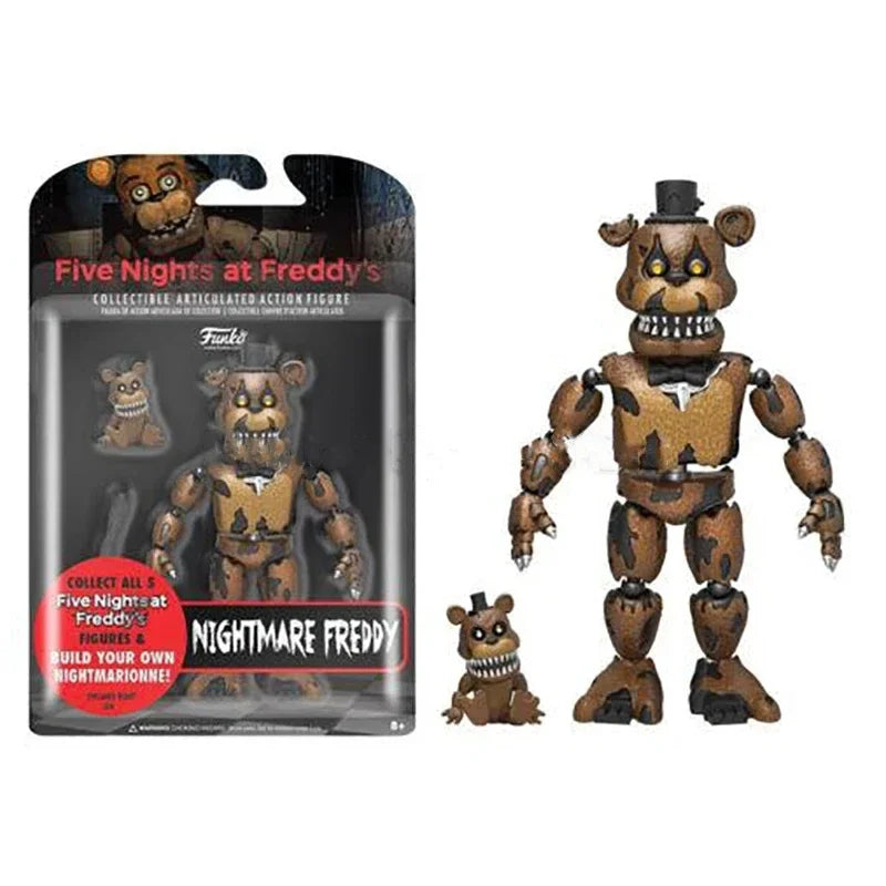14cm FNAF Figures SUN & MOON Joker Freddy Bonnie Foxy Chica Fazbear Bear Action Figure Movable Figurine Dolls Toys