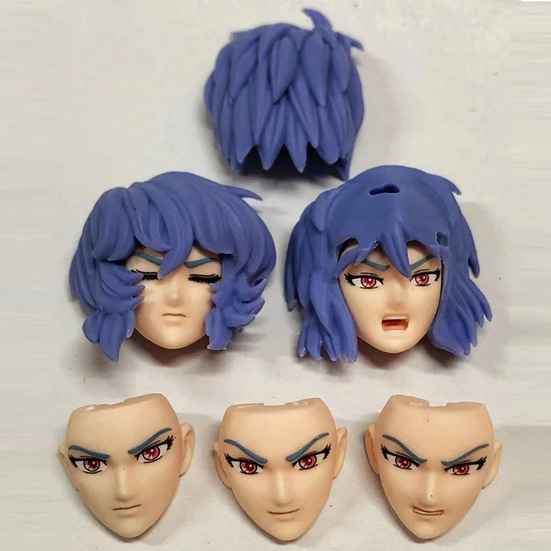 Saint Seiya Myth Cloth EX Siren Sorrento Kopfskulptur/5 Gesichter + Haare Poseidon Asgard Final Battle Edition Ritter des Tierkreises Figur