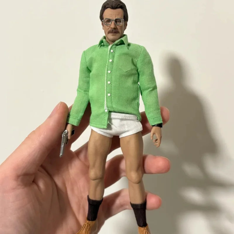 Manipple Studio 1/12 Scale Walter Teacher Cloth Action Figure Breaking Bad 6inch Display Soldier Doll For Alternate Collectibles