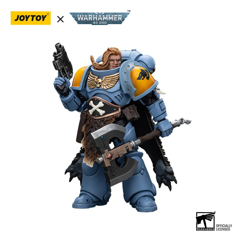 JOYTOY Warhammer 40k 1/18 Actionfiguren 11,7 cm Space Marines Space Wolves Claw Pack