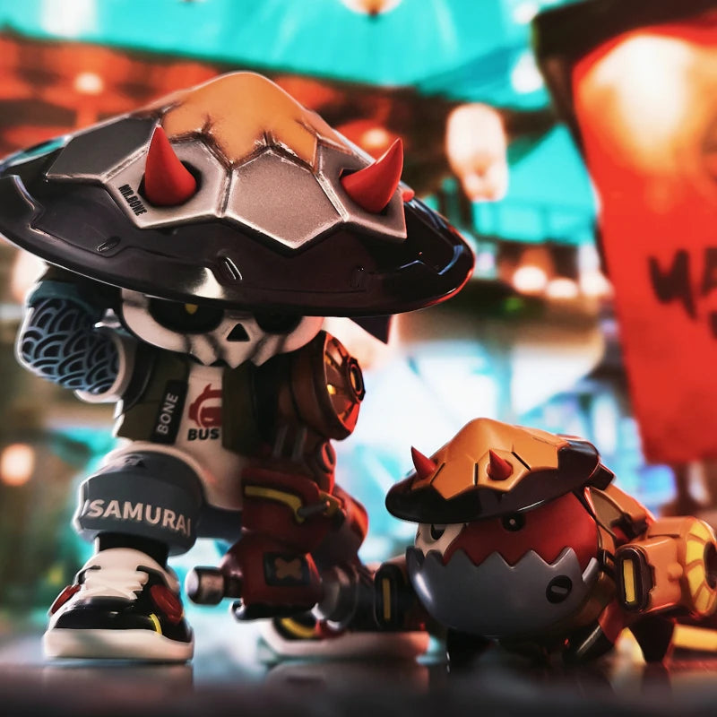 MR.BONE Dark Night Musashi 200% Super Large Scale Desktop Ornaments Licensed Out Of Print Limited Edition Figure Exquisite Gifts