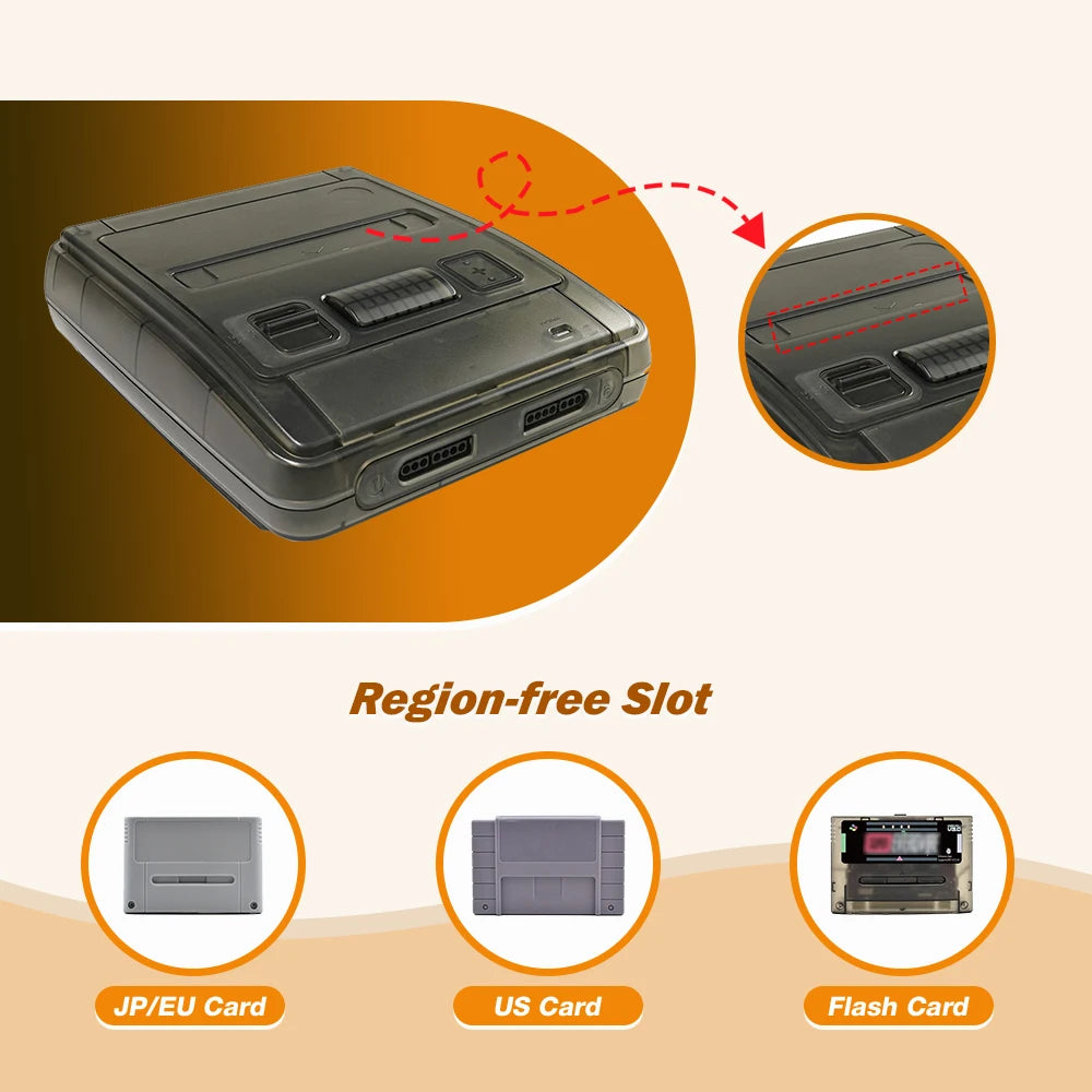 BitFunx JP Edition SFC Replacement Shell For Super Famicom Shell Case Translucent Box For SFC Cover Gaming Accessories