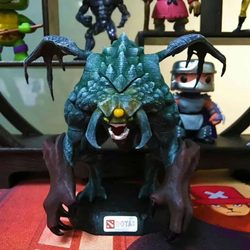 Dota 2 Figure Action Heroes Set Jakiro Shadow Fiend Snapfire Earthshaker Drow Ranger Rubick Treant PVC Q Version 4" Toy Doll