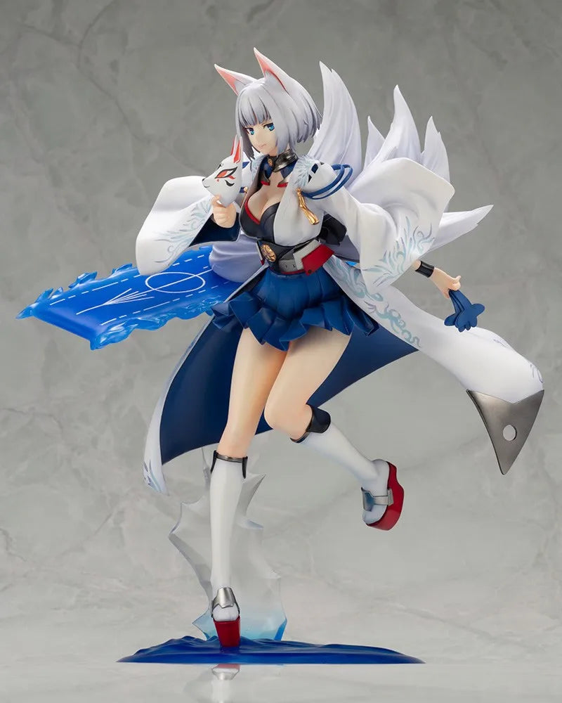 In Stock Original Kotobukiya Azur Blue Route Kaga Anime Doll Figures Model Toys Gifts Collection Ornaments