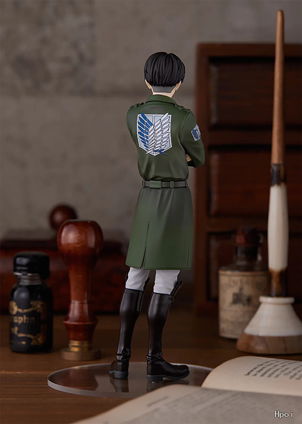 100% Original in Stock GOOD SMILE COMPANY POP UP PARADE Shingeki No Kyojin Levi Ackerman Collection Series Garage Kit