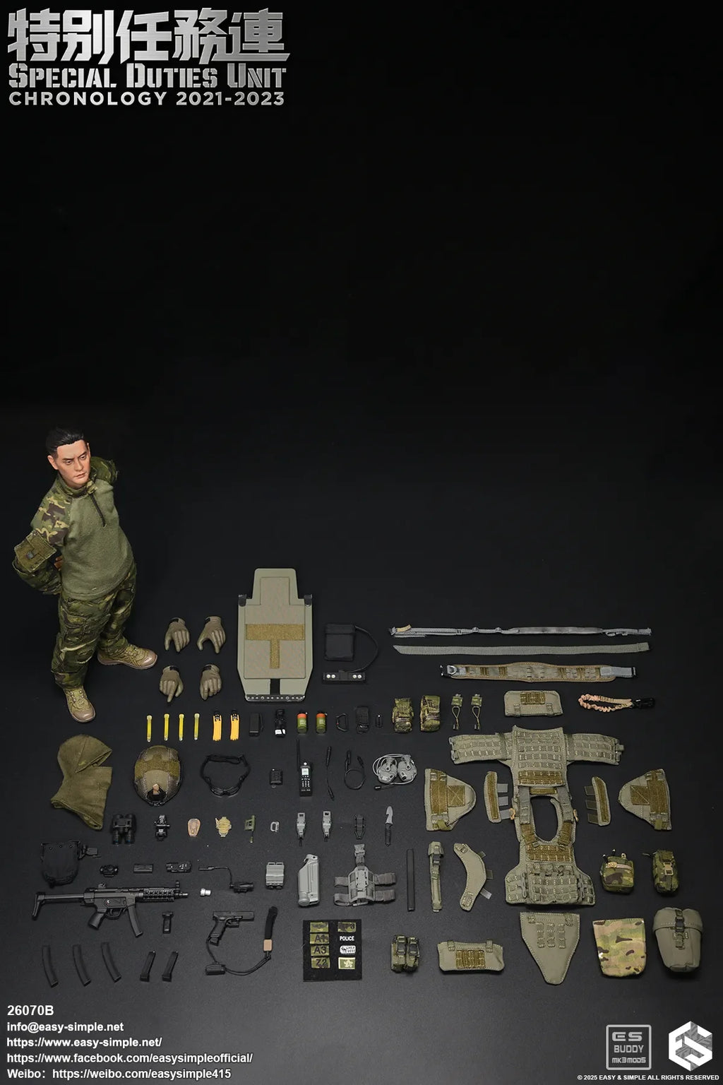 In Stock ES 26070 1/6 Scale Soldier Special Mission Unit SDU Set Model