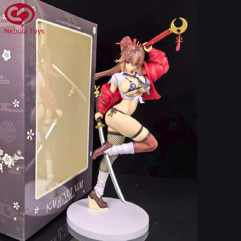 28cm Anime KAGENUI MAI Figure SCALE PAINTED Action Figures Figurine Pvc Doll Desk Decoration Statue Collection Model Toys Gifts