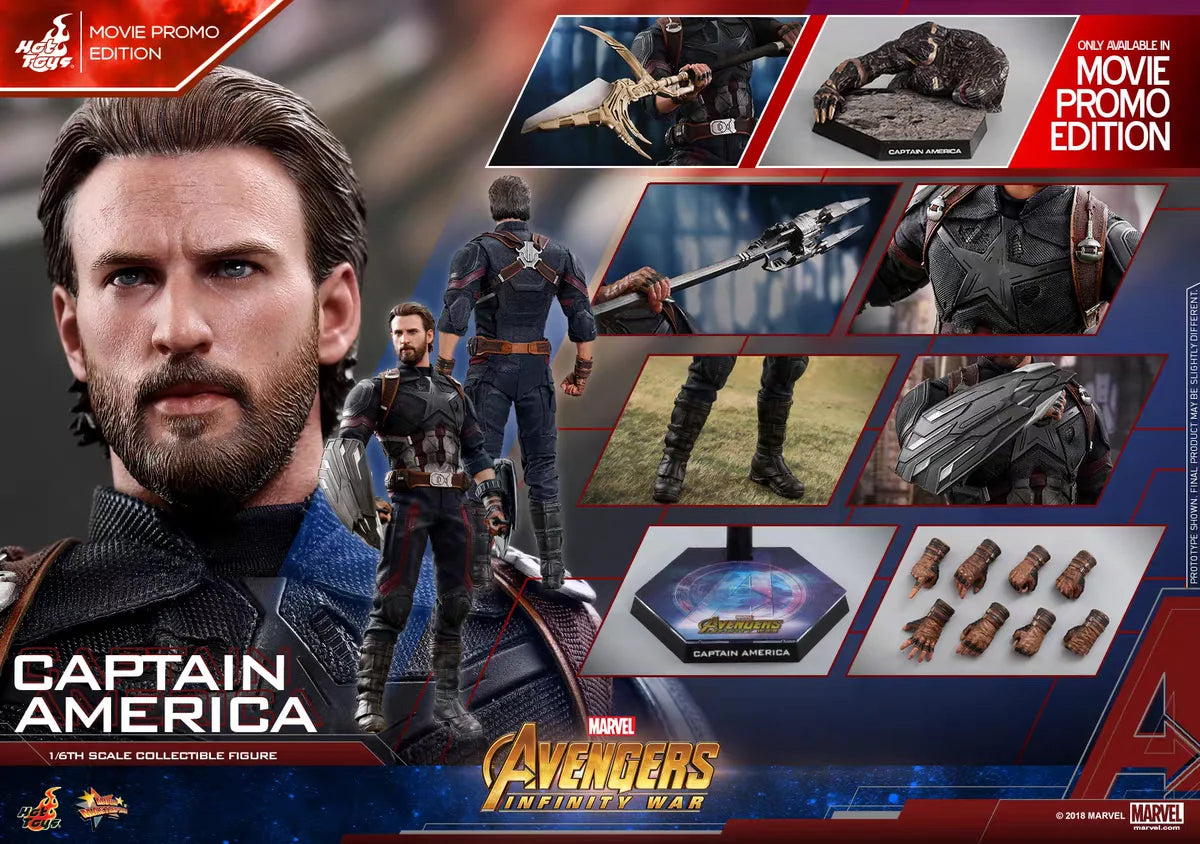 【MT】Hot Toys MMS480/MMS481 Marvel Avengers 3 Infinity War Captain America (6.0) 1/6 Collection Doll Model Toys