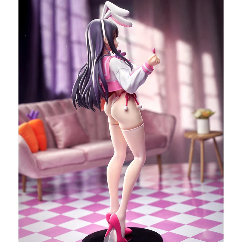 Genuine Original AniMester JK Bunny Girl Uno Sakura Love Injection 1/6  Action Figure PVC 29CM Collectible Model  Ornament Gift
