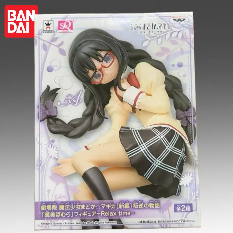 In Stock Bandai Original Banpresto Puella Magi Madoka Magica Akemi Homura Action Figure Model Doll Brand New Boxed Garage