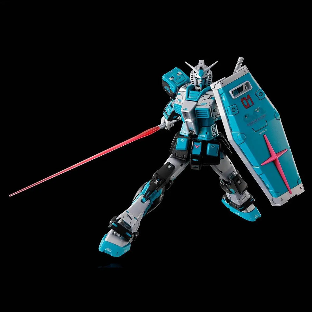 BANDAI PB LIMITED RG 1/144 RX-78-2 GUNDAM Ver.2.0 [Hatsune Miku Ver.] Anime Action Figures Assembly Model Collection Toy