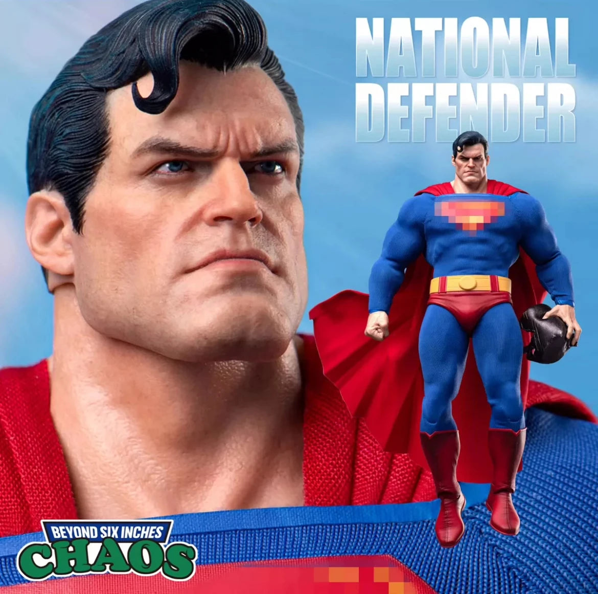 CHAOS 1/12 Protector of the Country Defender of the Nation Superman Superman in The Dark Knight Returns Clark Kent Action Figure
