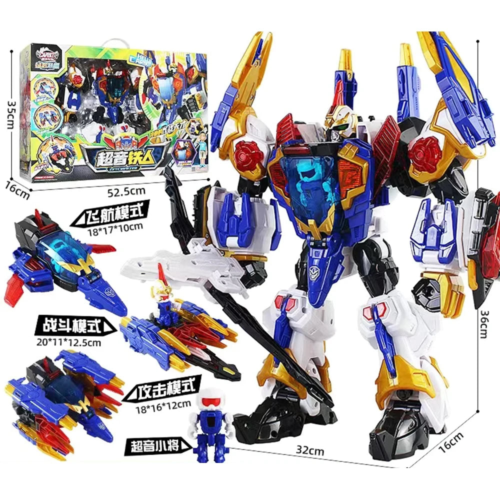 5 IN 1 Carbot Safari Saver Transformation Robot to Car Toys Action Figures Penta Storm Model Deformation Cars Toy Gift