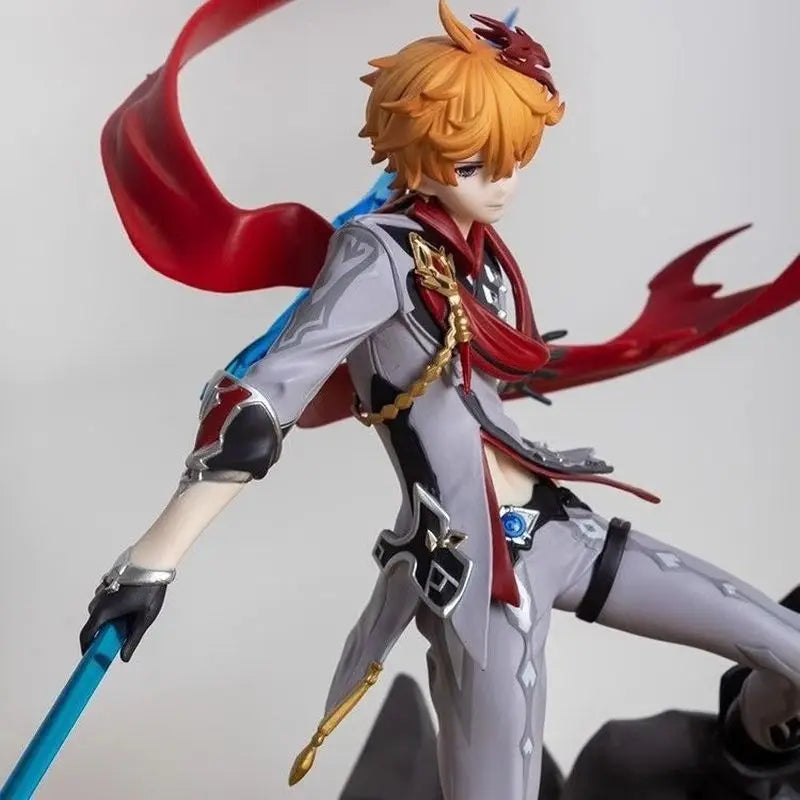 35CM Genshin Impact Childe Tartaglia Game Anime merchandise Action Figure Model Kit Desktop Ornament Statue Collectible Toy Gift