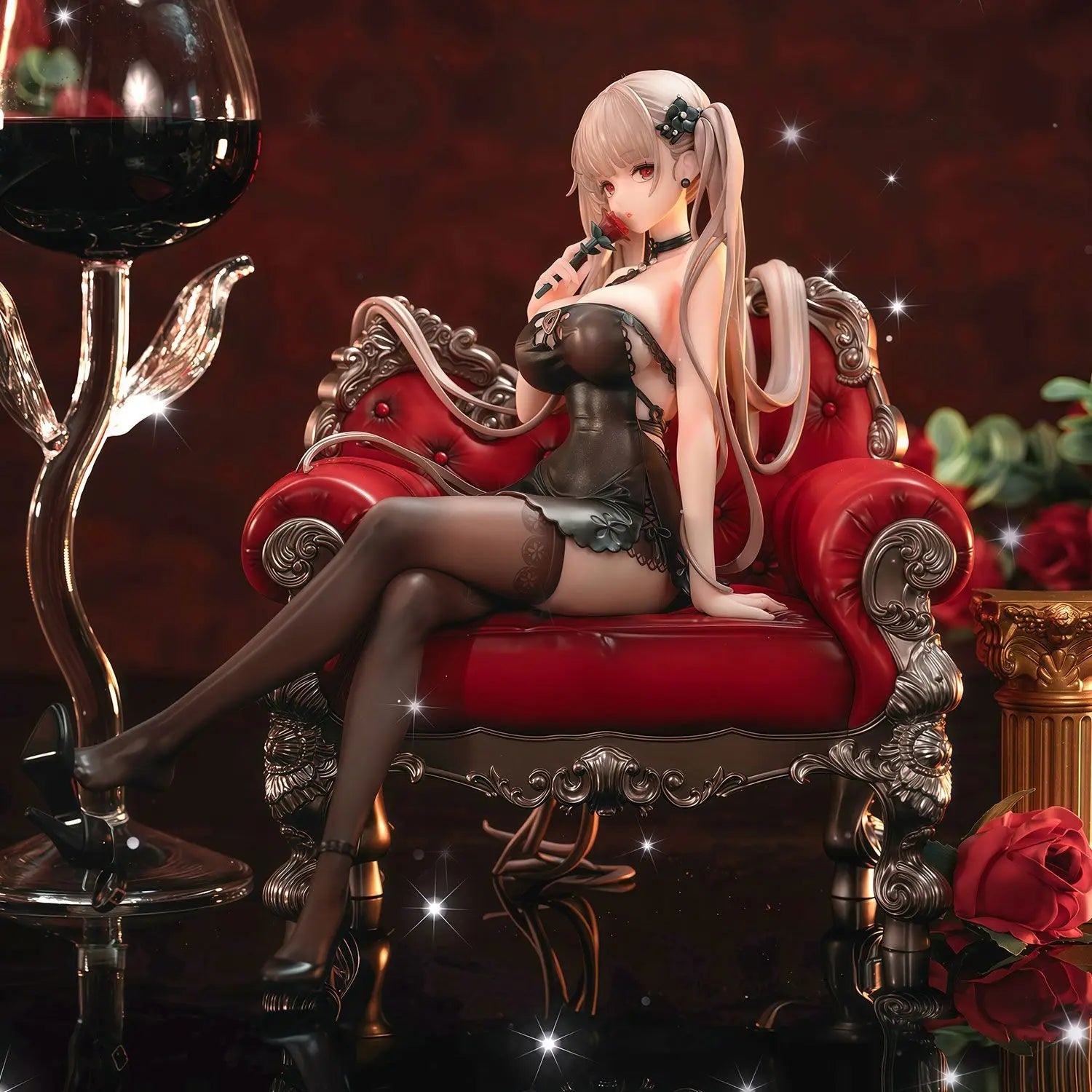 Azur Lane IJN Taihō & HMS Formidable Dress Ver. Sitting on Sofa Anime Figure Collectible Statue Desktop Decoration Gift
