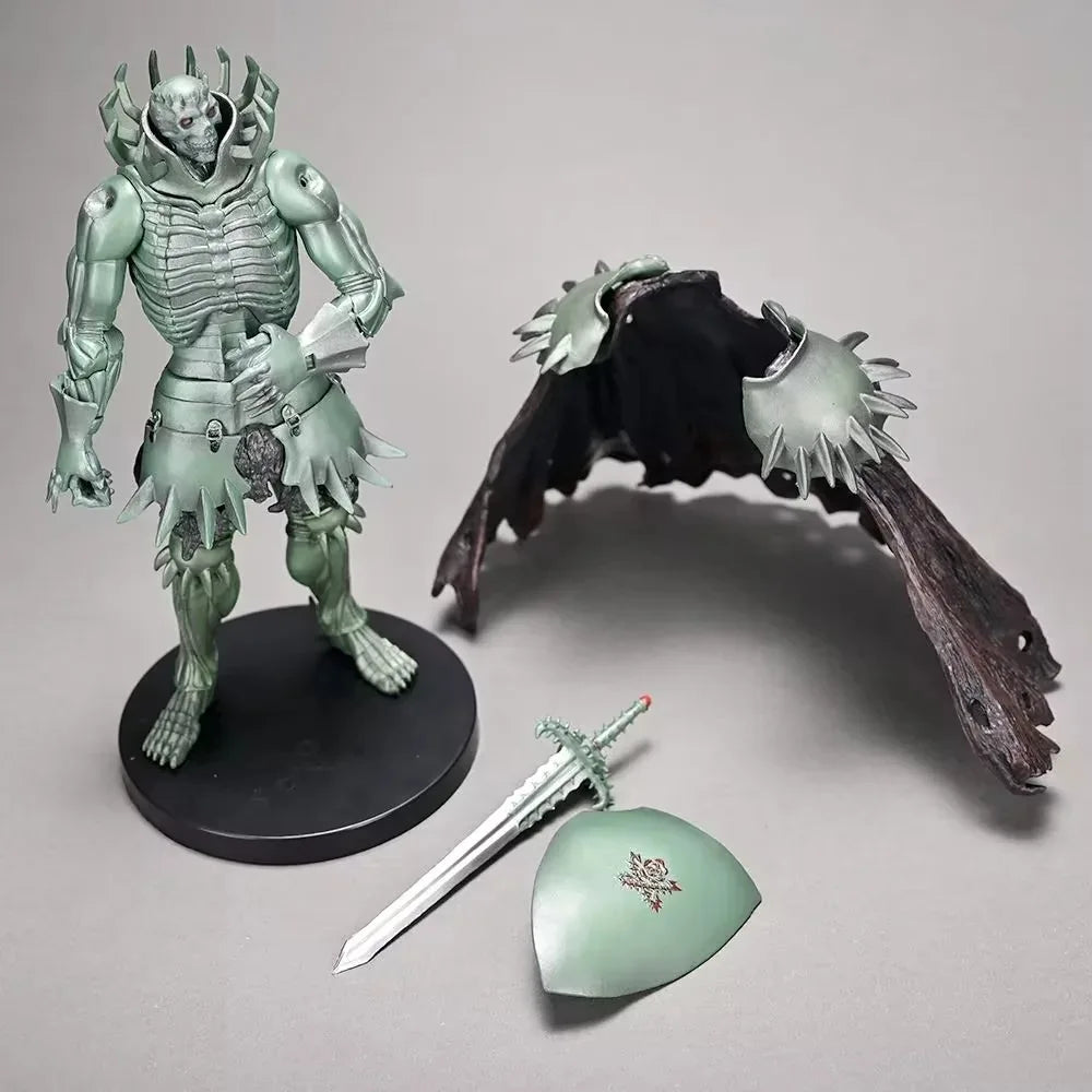 21cm Berserk Skull Knight Anime Figure Dokuro no Kishi Action Figure Guts Berserker Armor Figurine Collectible Model Doll Toys