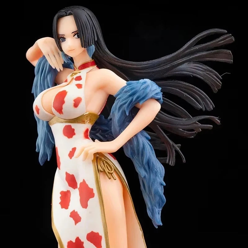 22cm One Piece Anime Figurine Cheongsam Boa Hancock Action Figure PVC Model Toy Doll Collection Cartoon Children Gift