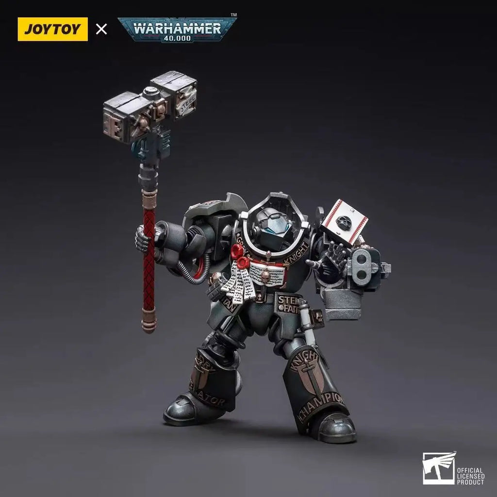 [IN STOCK] JOY TOY 1/18 Action Figures 40K Grey Knights Grand Master Voldus Caddon Vibova Anime Game Model Gift