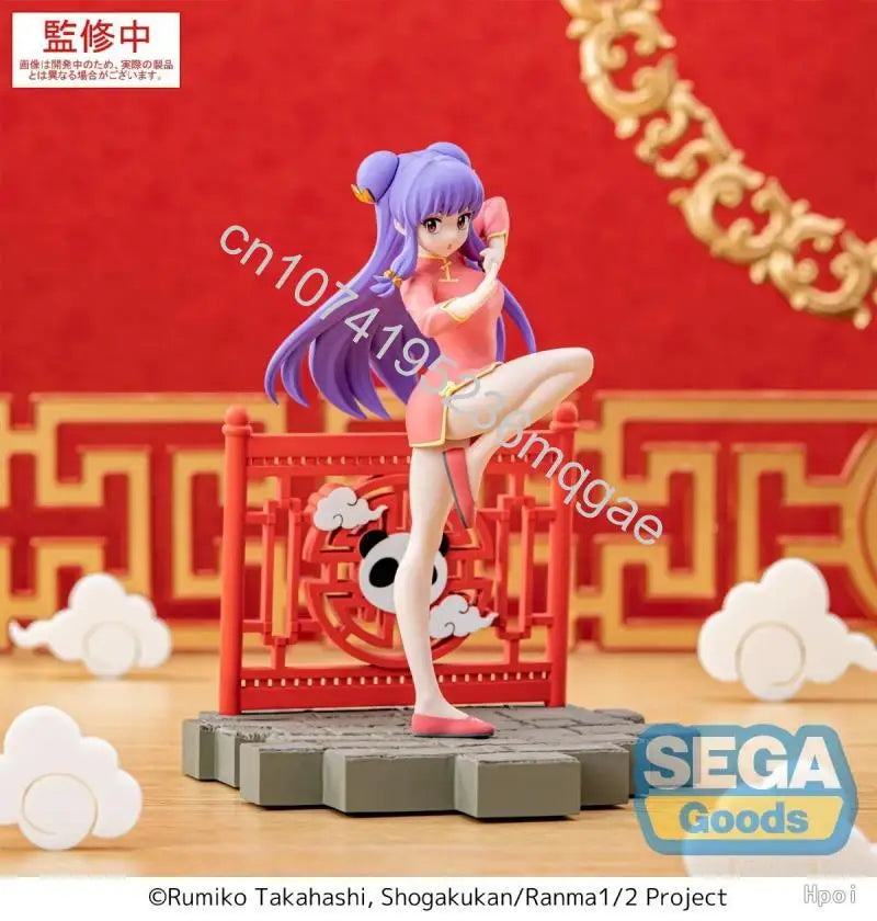 In Stock Ranma 1/2 Luminasta Tendou Akane Shampoo Ranma Figure Anime Model Toy Collection Desktop ornaments Gift Original
