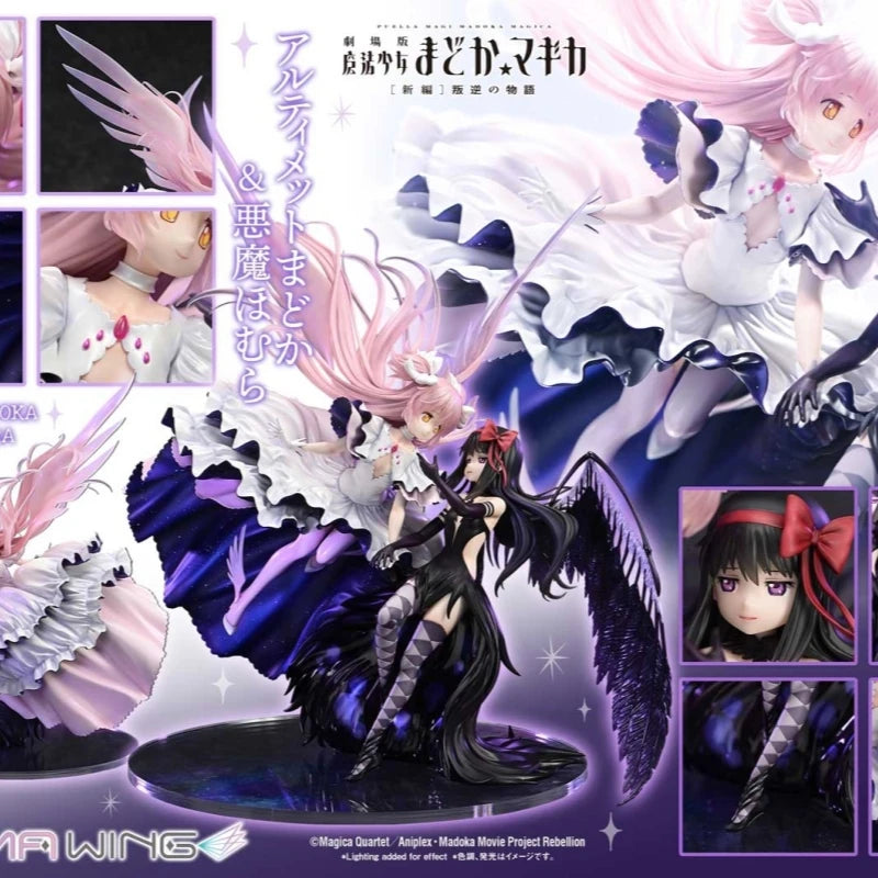 Prime 1 Studio PRISMA WING Puella Magi Madoka Magica The Movie Rebellion Ultimate Madoka Devil Homura 1/7 Scale Figure In Stock