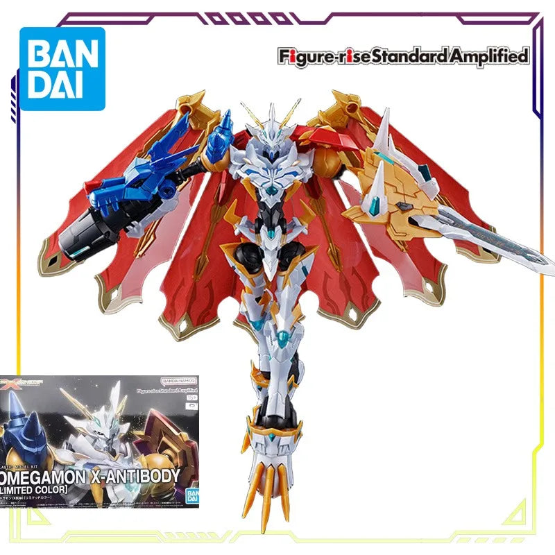 BANDAI Original Figure-rise Standard Amplified Digimon Omegamon X-Antibody Limited Color Version Assembly Model Kit