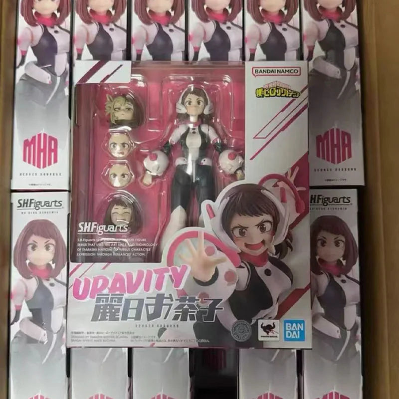 Spot SaleIn Stock BANDAI Original Box S.H.Figuarts My Hero Acamia URAVITY SHF Action Figure Mol Gift for Kids Foam Box Packaging
