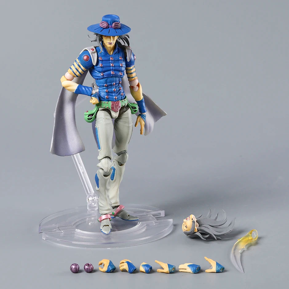 SAS Steel Ball Run Gyro Zeppeli Third Action Figure Model Gift Collectible Figurine