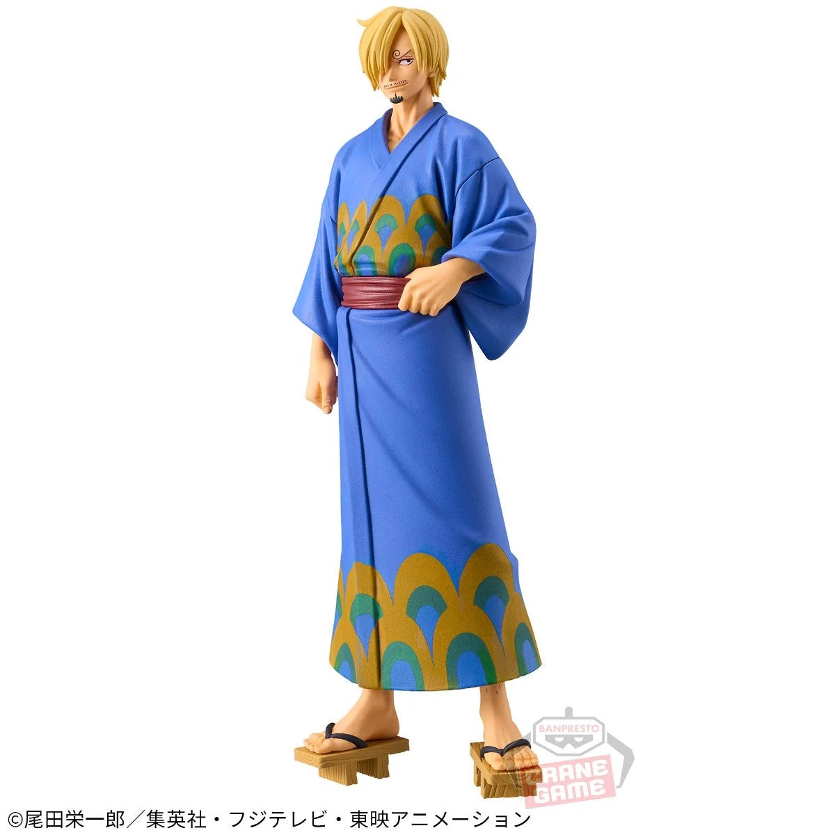 Bandai Original Banpresto One Piece DXF Yukata Luffy Zoro Sanji Japan Anime PVC Action Figure Collectible Model Toys Ornament