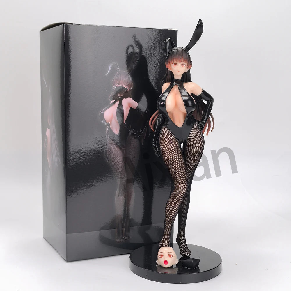 Aixlan BearPanda Figure Sexy Bunny Girl Chasing Eyes 23cm PVC Action Figure Amine Birthday Gift Collectible Figurine