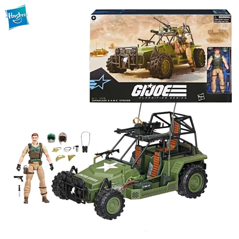 New Original Hasbro G.I. Joe Classified Series  #171 Crankcase & A.W.E. Striker Action Figure Model Toys Gift