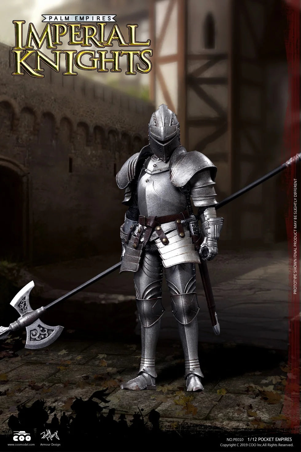 COOMODEL 1/12 Empire in the Palm PE010 Imperial Knight & PE011 Gothic Heavy Knight 6" Action Figures In Stock