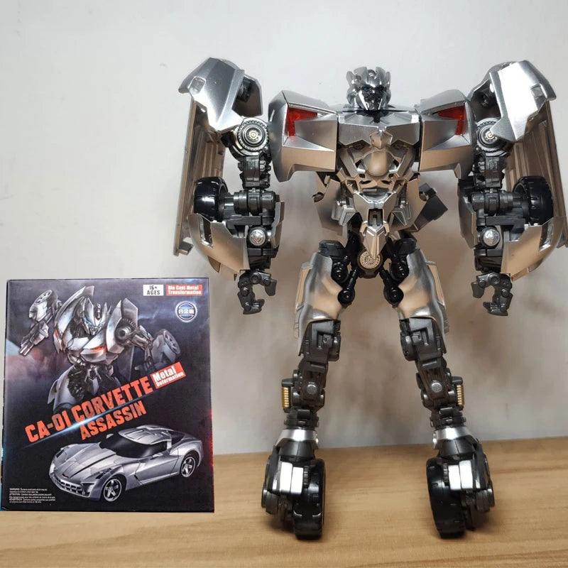 BMB Transformation LS08 LS-08 Sideswipe Horizontal Cannon Corvet Assassin CA-01 Model Action Figure Robot