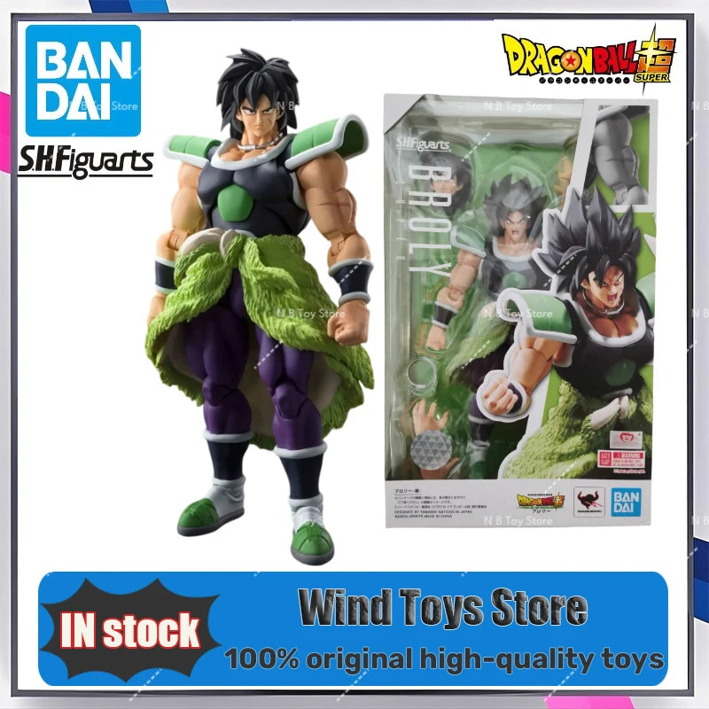 In Stock Bandai S.H. Figuarts Broly Dragon Ball Super Anime Figure Action Model Figures Toys Toys Gift