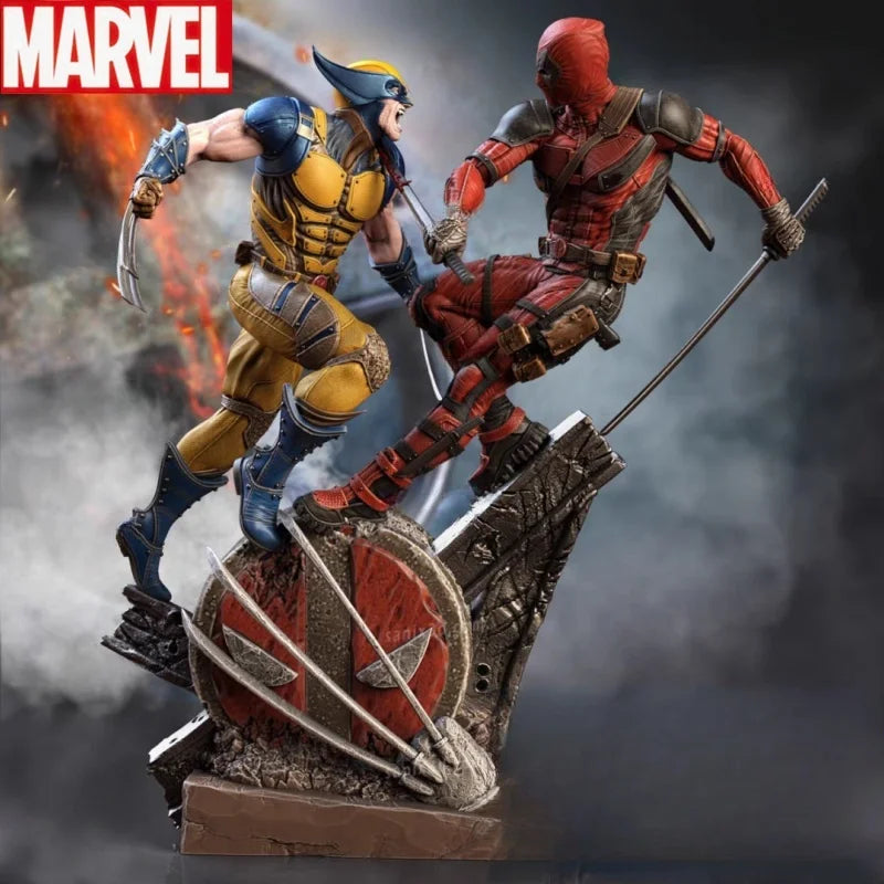 2024 New Movie Deadpool and Wolverine Handheld White Model 1/8 Scale 3D12K High Precision Printing Coating Enthusiast toys Model