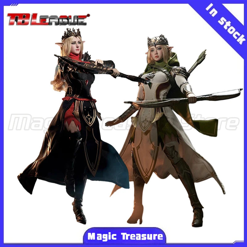 【MT】Original TBLeague PL2021-175A/B Elf Archer Black White 1/6 Action Figure Model Collection