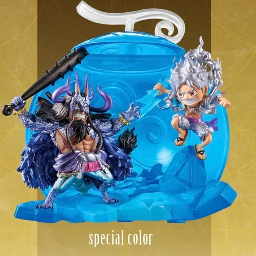 Bandai One Piece Teufelsfrucht Gashapon Monkey D.Luffy vs. Kaidou Anime-Figur Action-Sammelfigur Normale Spezialversion