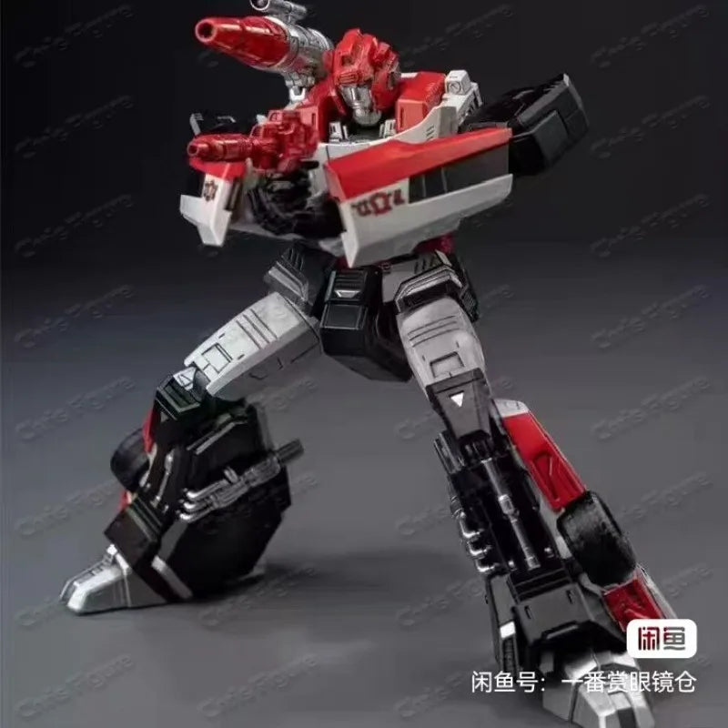 In Stock Original ThreeZero 3A G1 MDLX Transformed Into Red Alert Action Figure Boutique Collection Gift