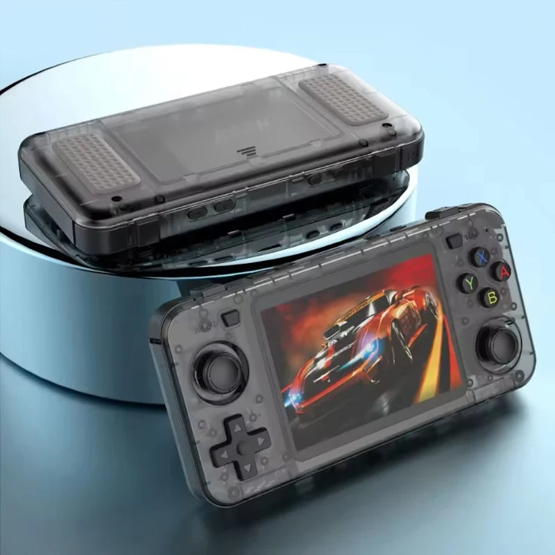 R36H Retro Handheld Game Console Linux System Kids Christmas Gift Portable Pocket Video Player 3.5 Inch IPS Screen 128GB Games