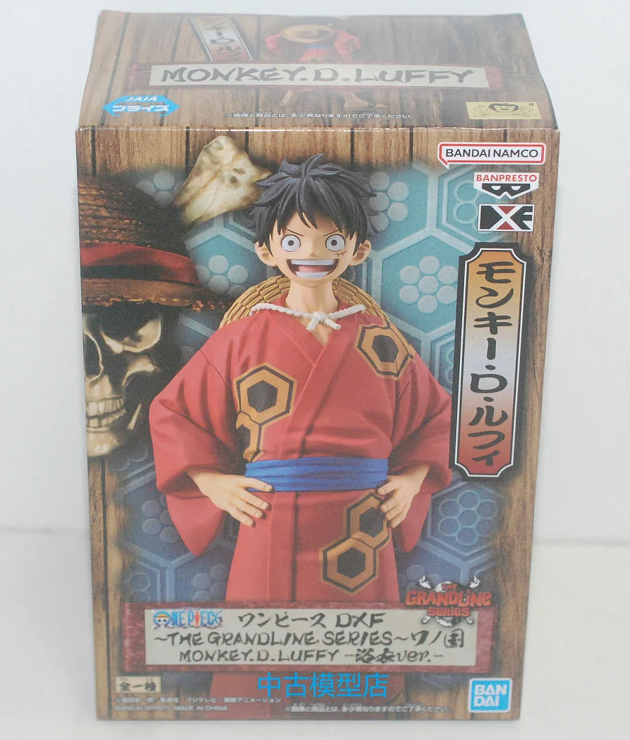 Bandai Auf Lager BANPRESTO DXF One Piece Monkey D. Luffy Roronoa Zoro Sanji Yukata Anime Actionfigur Spielzeug Geschenk Modell Sammlung