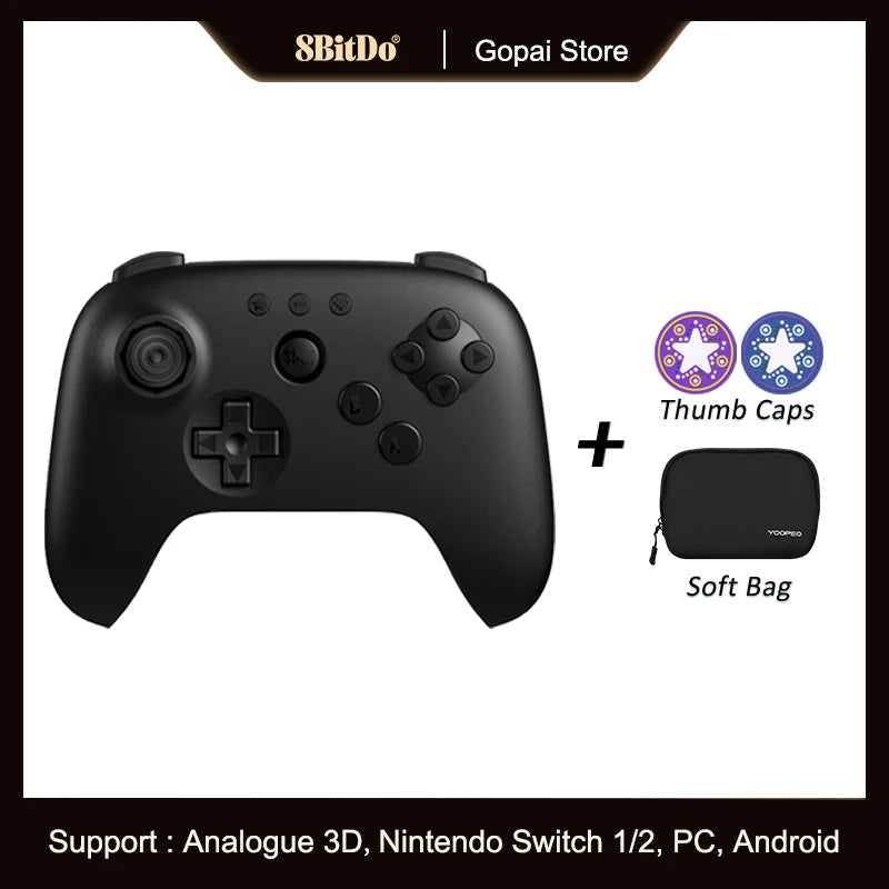 8Bitdo 64 Bluetooth Controller Gamepad for Analogue 3D, Nintendo Switch / Switch 2, PC, Windows, and Android Gamepad
