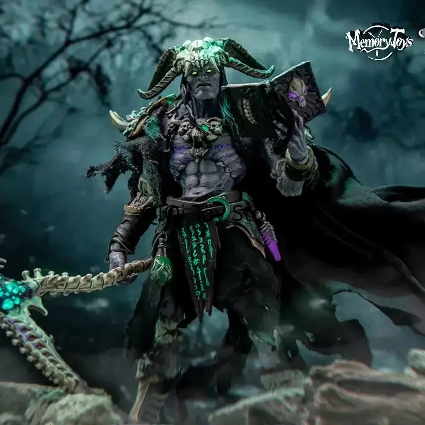 Adventurer World Undead Sharman + Demon Little Ghost Assembly Can Be Don Action Collectible Model Assemble Toys Gift In Stock