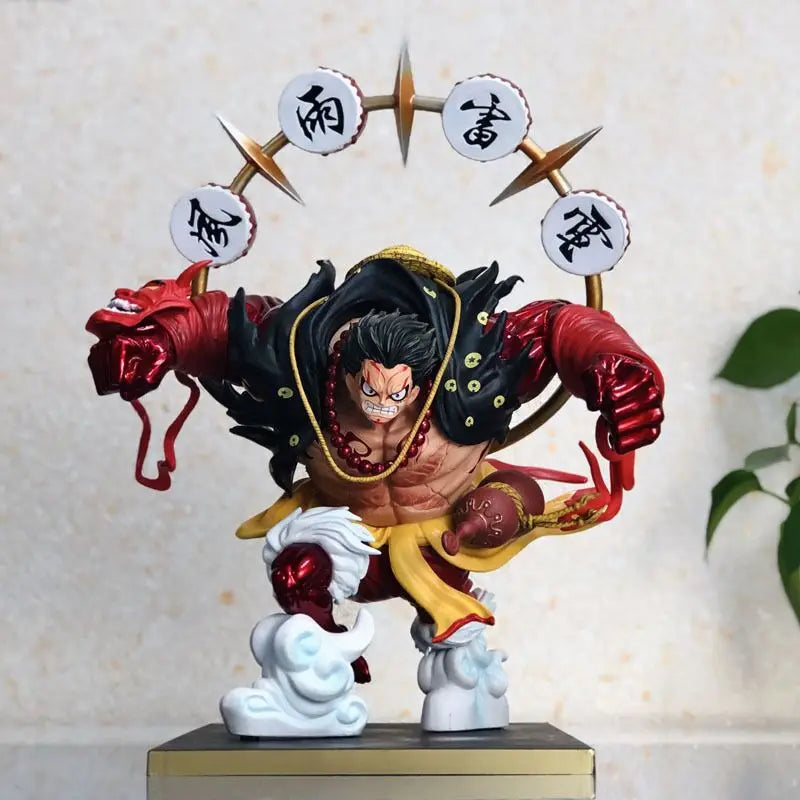 32 cm große ONE PIECE Figur Monkey D. Luffy, vier Level, Anime-Sammlermodell, Schreibtischdekoration, Weihnachtsgeschenk, Kinderspielzeug