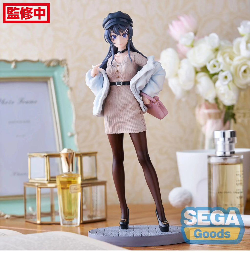 Original SEGA Luminasta Sakurajima Mai Koga Tomoe Kawaii Anime Figur aus PVC, Sammlerstück, Geschenkidee, Dekoration, Puppe