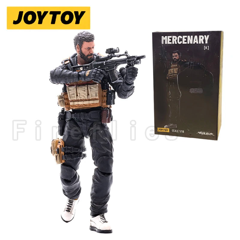 1/18 JOYTOY Action Figure (3PCS/SET) Hardcore Mercenary Trio Anime Collection Model Toy