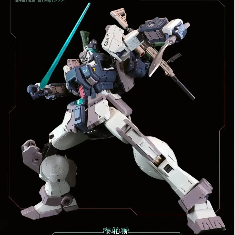 Fire General 1/100 Shadow War Zone Kratos Alloy Mecha Model Action Figure Hardcore Sci-Fi Mecha Toy With Platform Decor Boy Gift