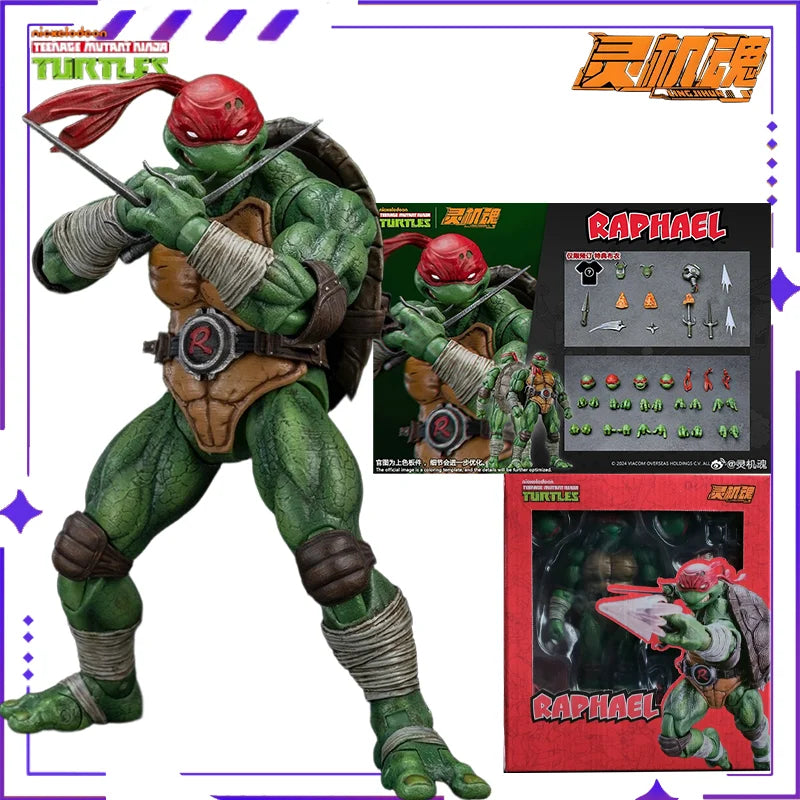 MetyToyz Original Spirit Machine Soul Limited Ninja Turtles Raphael Finished Product Mobile Model Handmade Toy Boy Gift in Stock