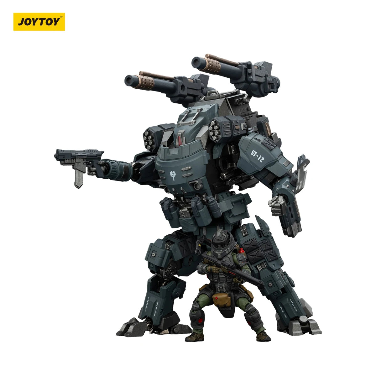 JOYTOY Dark Source 1/25 Action Figures APOC Series Annihilator Falcon Iron Assault Bedrock Sentence Storm Dauntless Mech