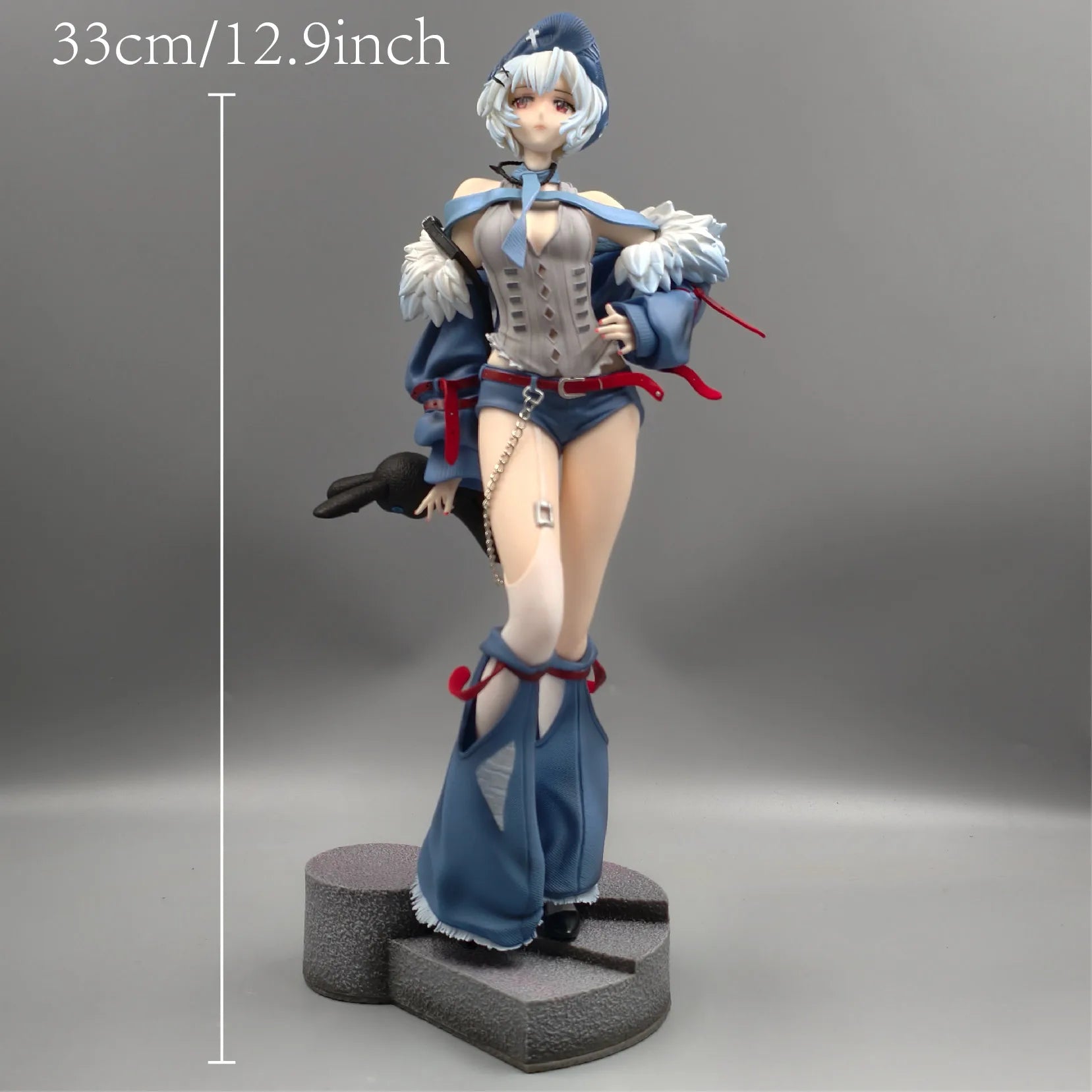 33cm 12.9 inch Anime Ayanami Rei Asuka Action Figures Pvc Statue Desktop Ornamen Collection Statue Model Decoration Room Toys